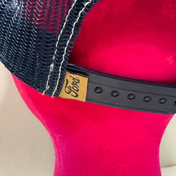 Ford Two-Tone Beige and Blue Snap Back Hat - Picture 3 of 7